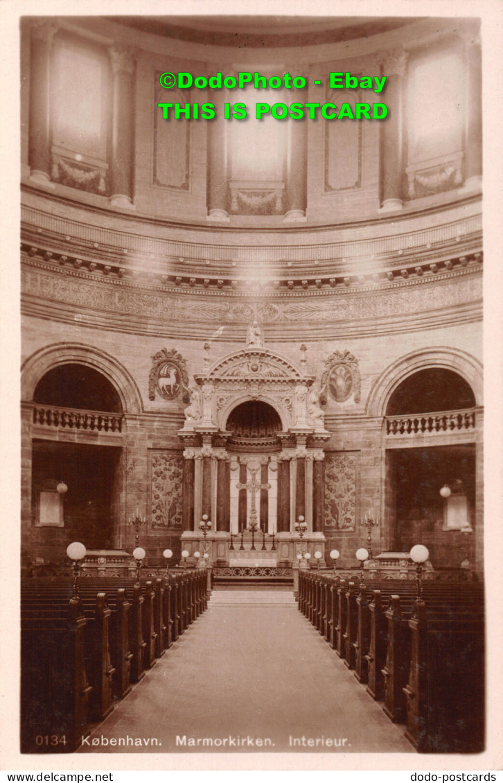 R431613 Kobenhavn. Marmorkirken. Interieur. Eneret A. S. Dansk Fotografisk - World