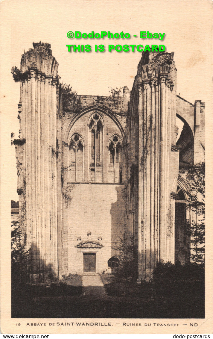 R431629 Abbaye De Saint Wandrille. Ruines Du Transept. ND. Levy Et Neurdein Reun - World