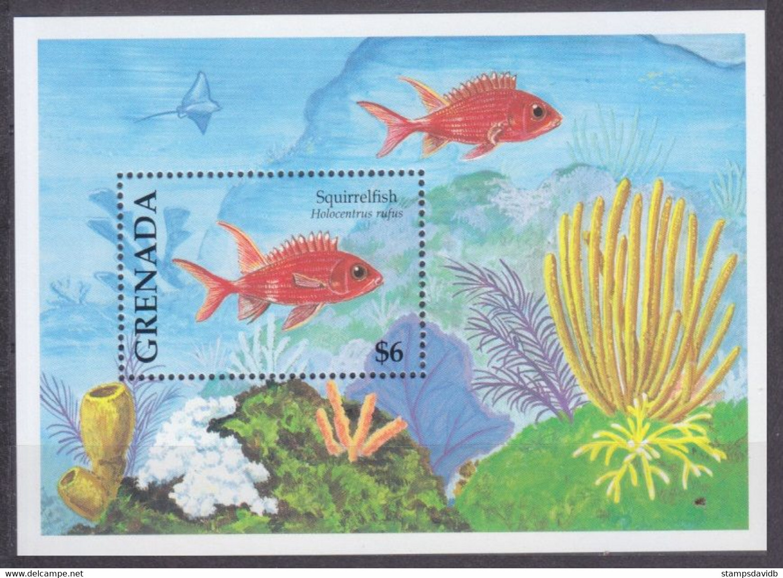 1994	Grenada	2818/B376	Marine Fauna	8,00 € - Vita Acquatica