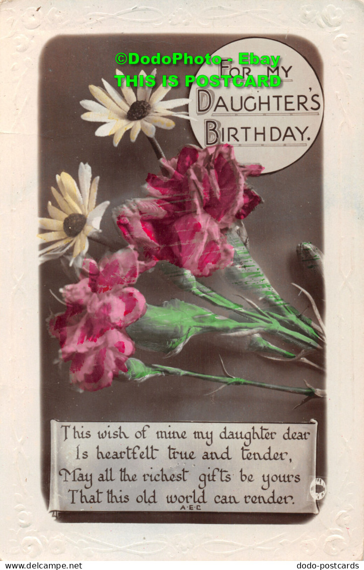 R431658 For My Daughter Birthday. Flowers. Regent Publishing. RP - World
