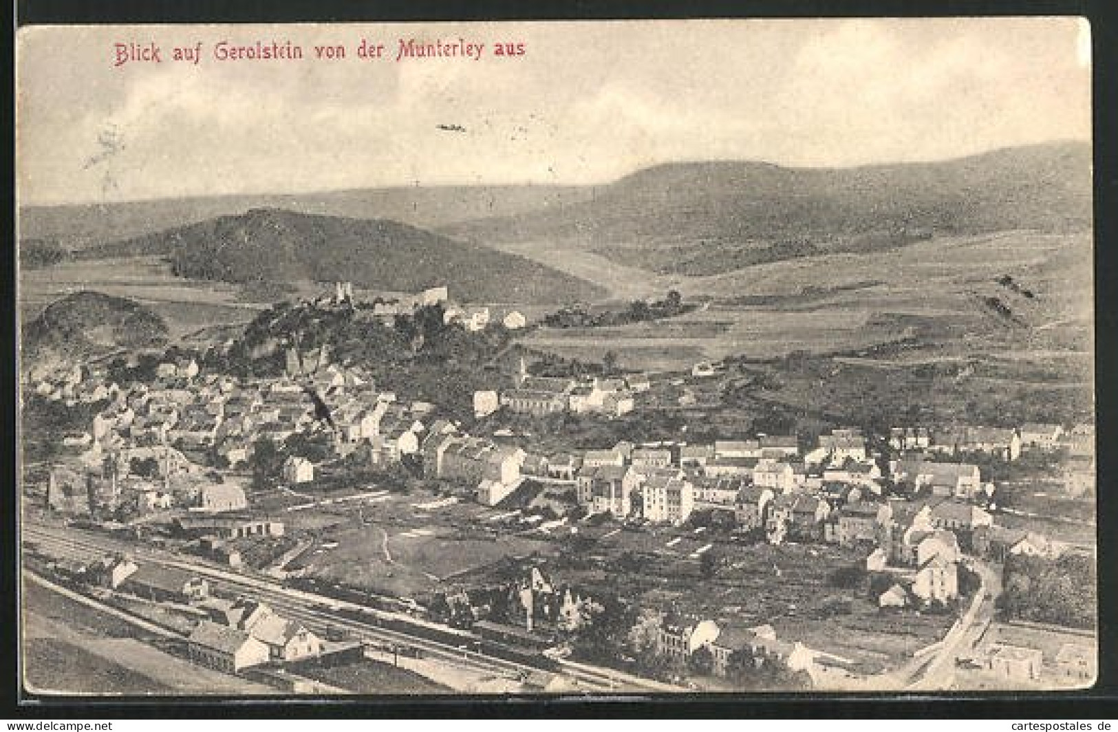 AK Gerolstein, Panorama Von Der Munterley Aus  - Gerolstein