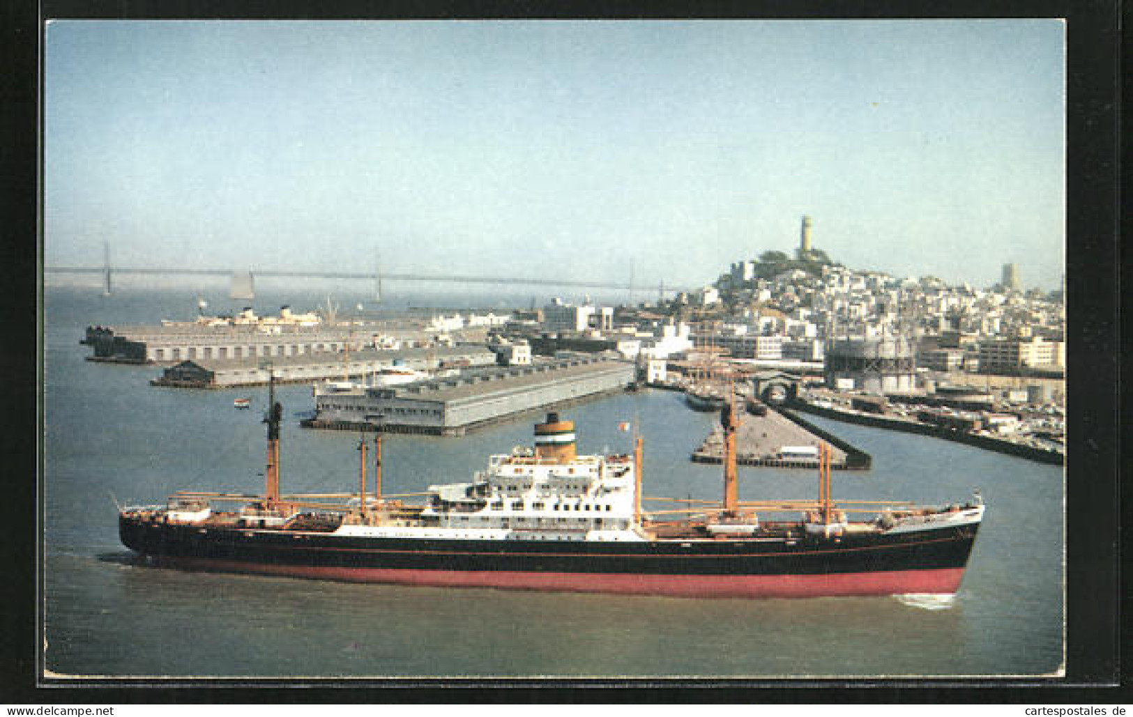 AK S.S. Diemerdyk At San Francisco  - Comercio