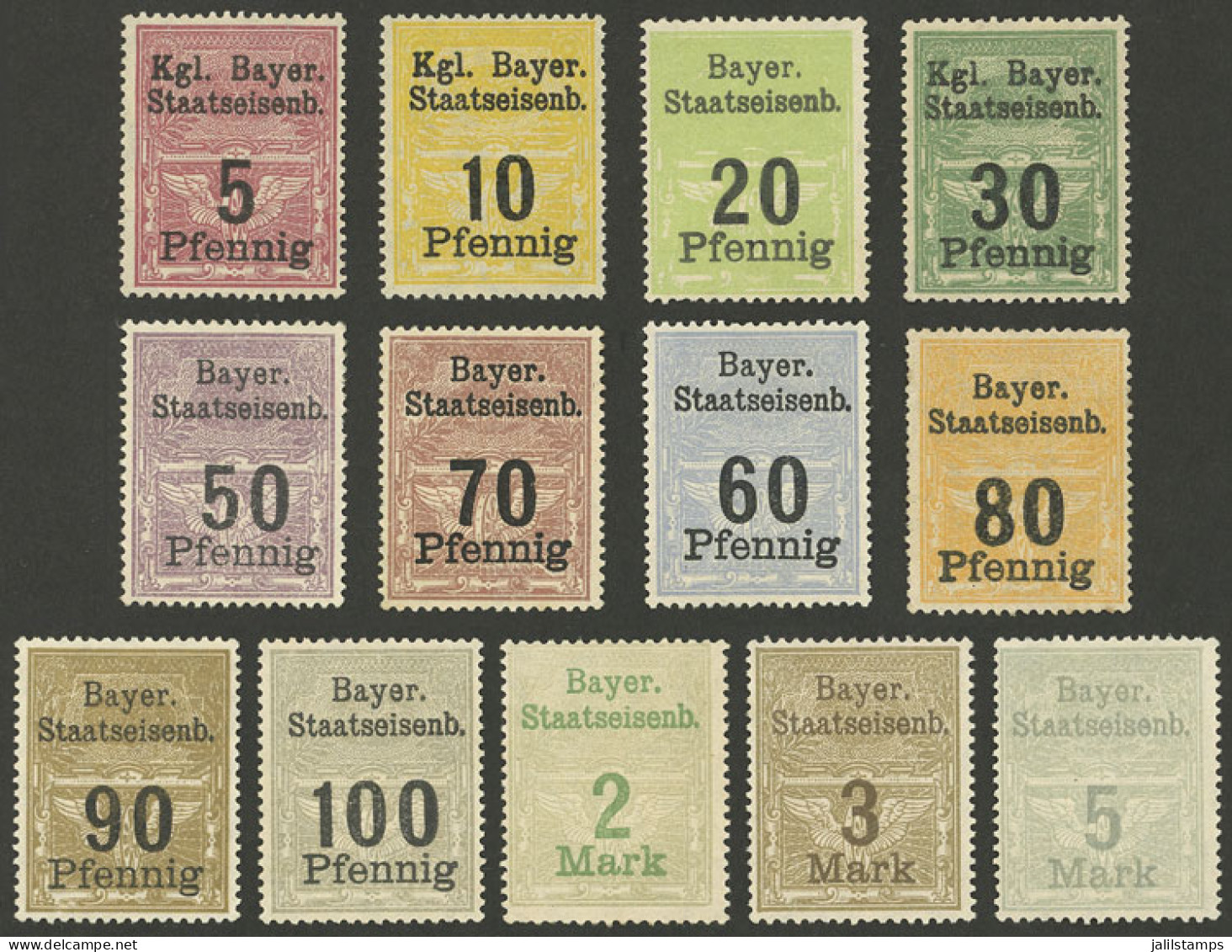 GERMANY: Attractive Group Of Railway Cinderellas, Mint Without Gum, VF Quality! - Erinnophilie