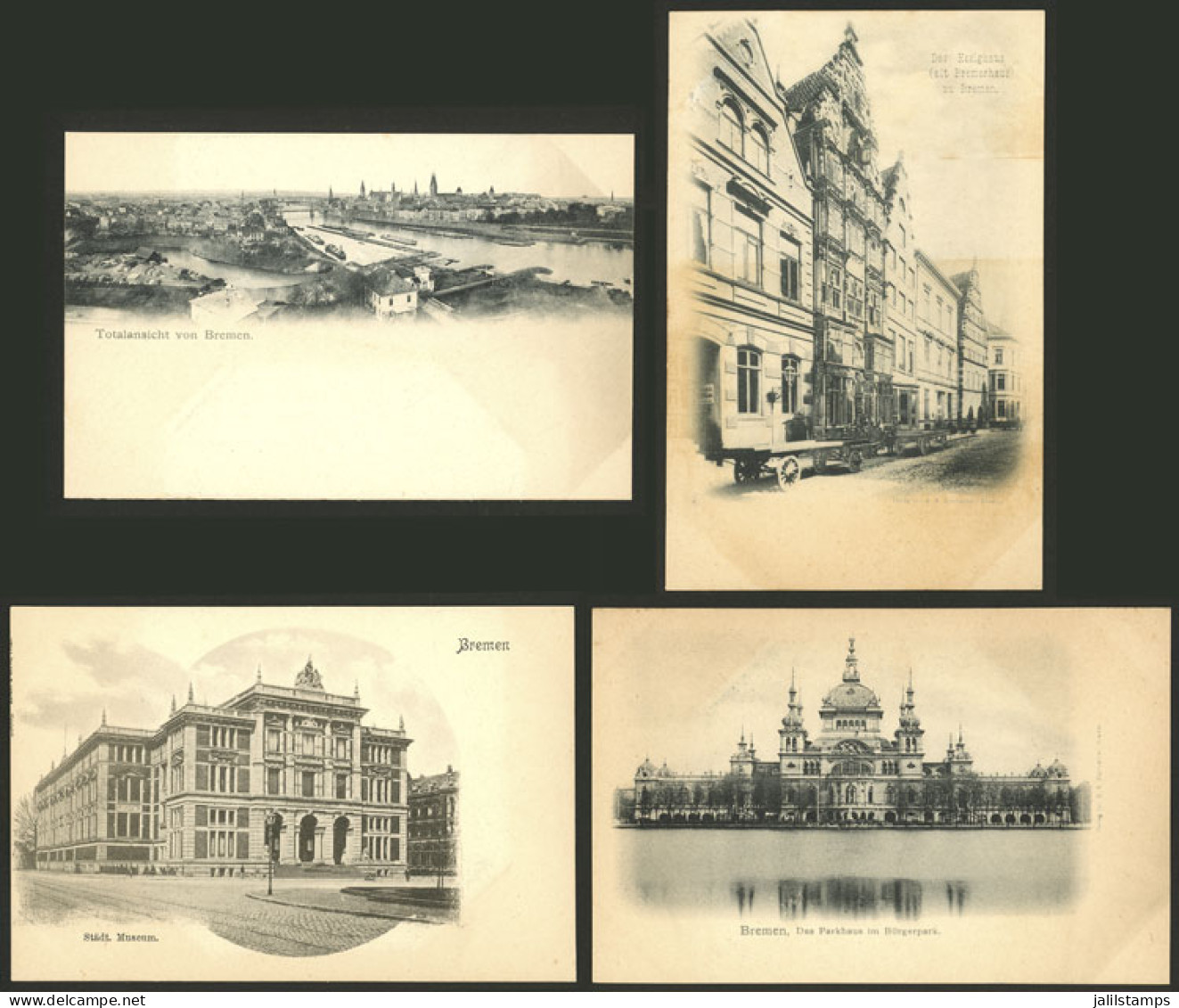 GERMANY: BREMEN: 25 Old Postcards, Several With Very Good Views, Very Fine General Quality. IMPORTANT: Please View ALL T - Other & Unclassified