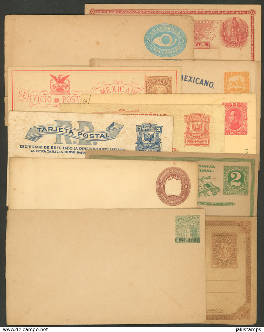 CENTRAL AMERICA: 11 Old Postal Stationeries, Unused, Very Fine General Quality! - Amerika (Varia)