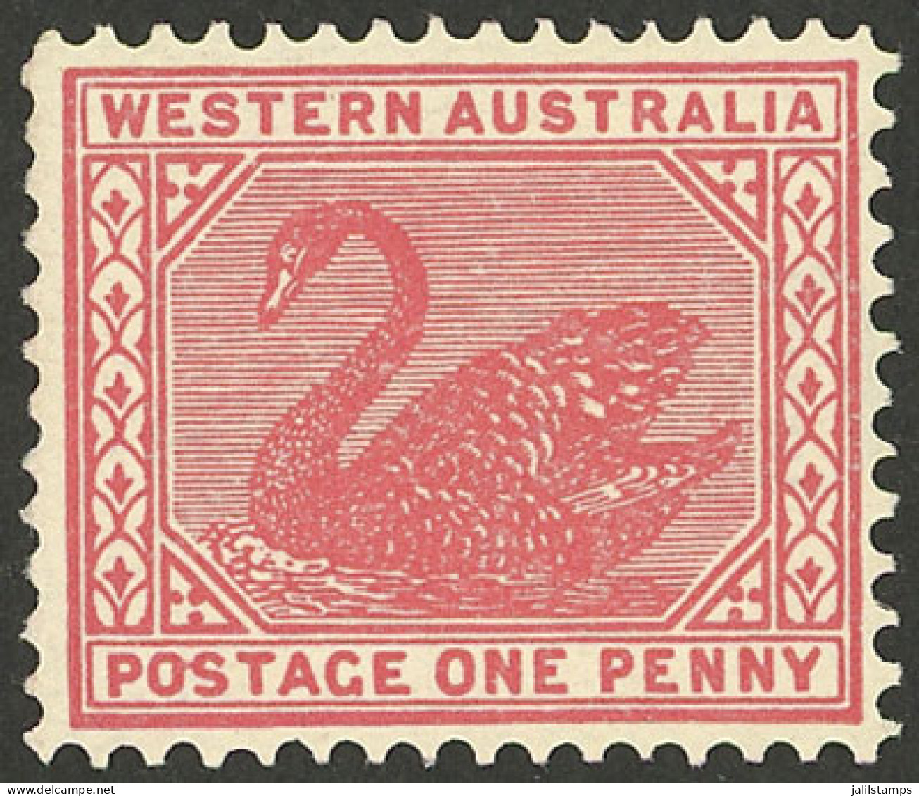 AUSTRALIA: Sc.76, 1902/5 1p. Rose-carmine With "V-Crown" Watermark, MNH, Superb Example!" - Other & Unclassified