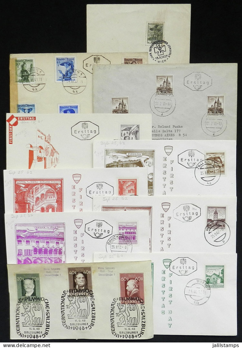 AUSTRIA: Over 80 Covers, Almost All FDC Of Circa 1937/1965, Fine General Quality, Very Thematic! - Other & Unclassified