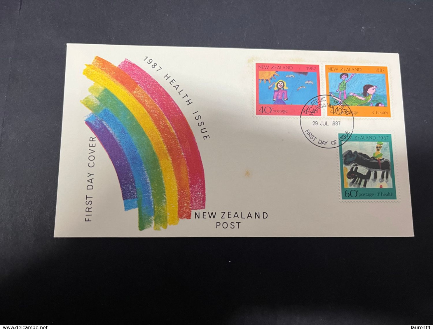 20-4-2024 (2 Z 34) FDC - New Zealand - Not Posted - 1987 - Health Issue - FDC