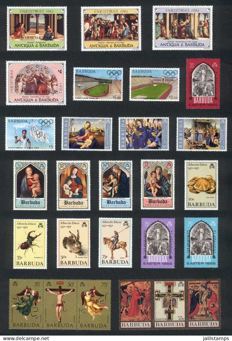 BARBUDA: Lot Of Stamps And Sets, Very Thematic, All Of Excellent Quality. Yvert Catalog Value Approx. Euros 40. - Antigua Und Barbuda (1981-...)