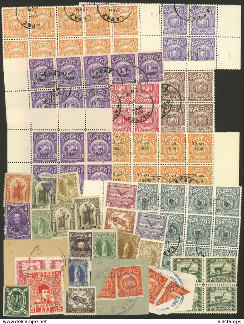 BOLIVIA: Good Number Of Stamps Of Varied Periods, Many Of Fine Quality, Some With Small Faults, HIGH CATALOG VALUE, Very - Bolivia