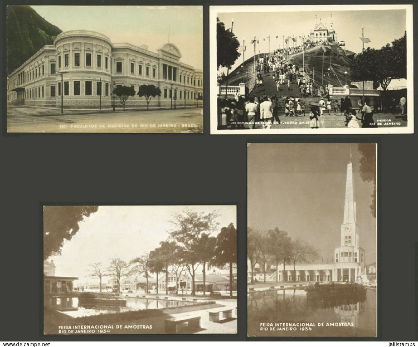 BRAZIL: RIO DE JANEIRO: 27 Old Postcards With Very Good Views, Very Fine Quality! - Autres