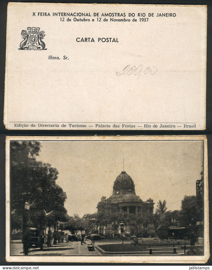 BRAZIL: RIO DE JANEIRO: 1937, Interesting Card With Multiple Views Of The City, VF Quality! - Autres