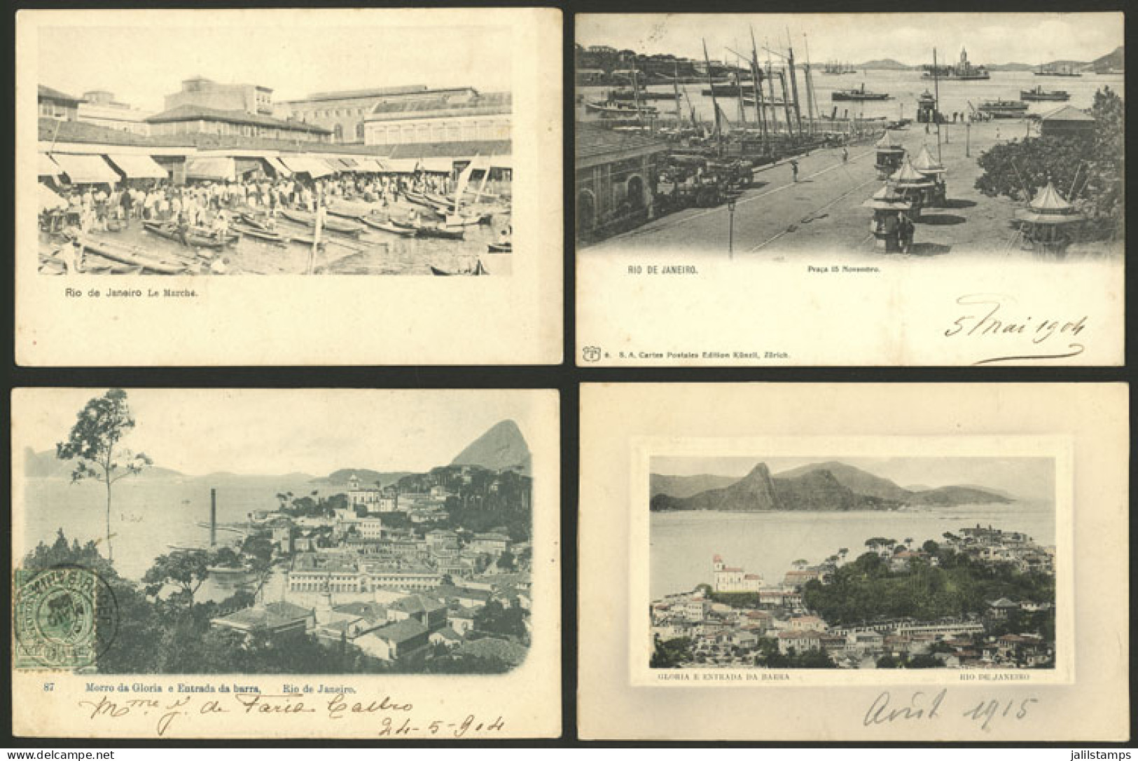 BRAZIL: RIO DE JANEIRO: 24 Old Postcards, Including Several Very Good Views And Interesting Editors, Most Of Fine To Ver - Other