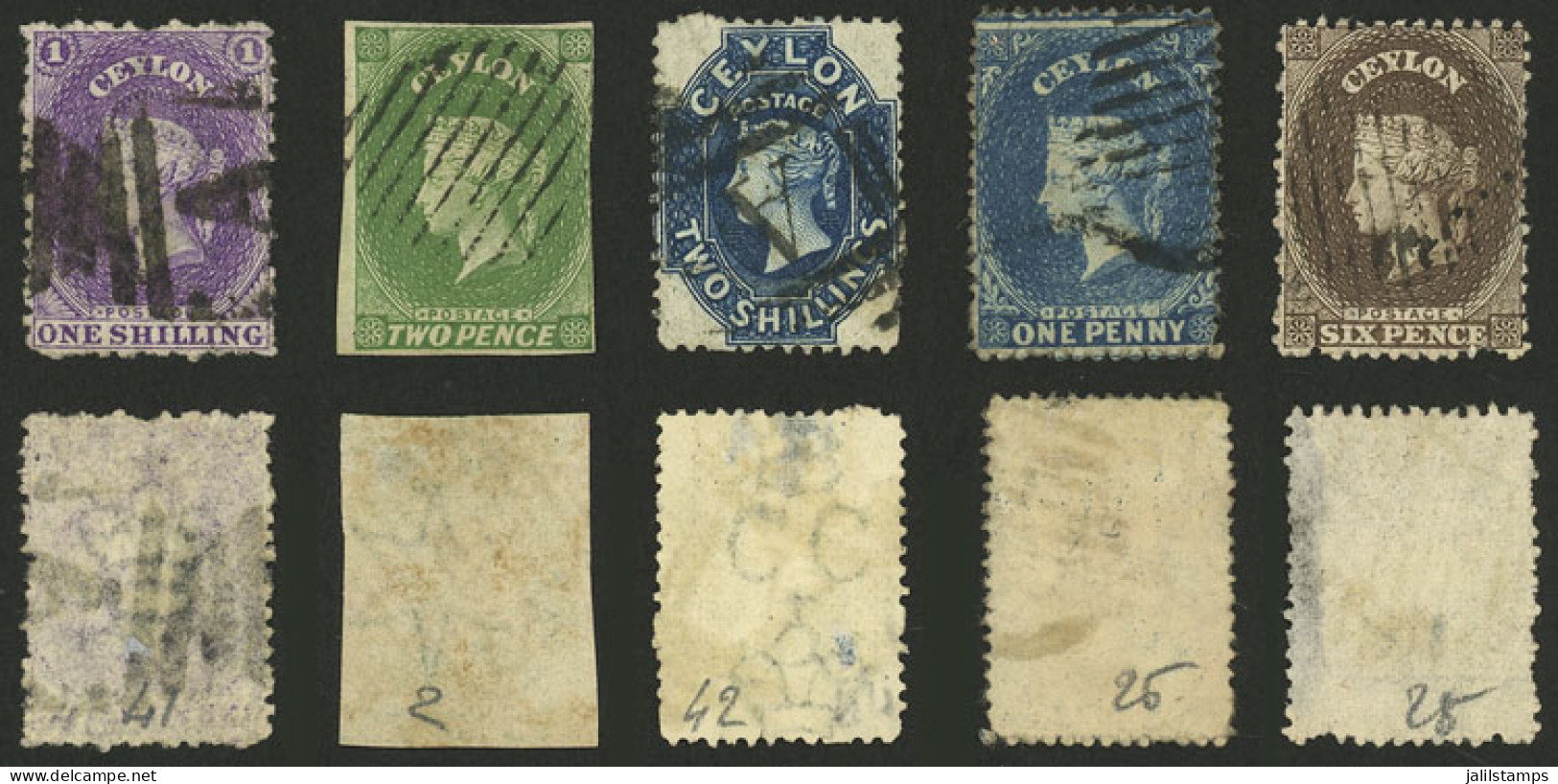 CEYLON: Lot Of Classic Stamps, Very Fine General Quality, Low Start! - Ceylan (...-1947)