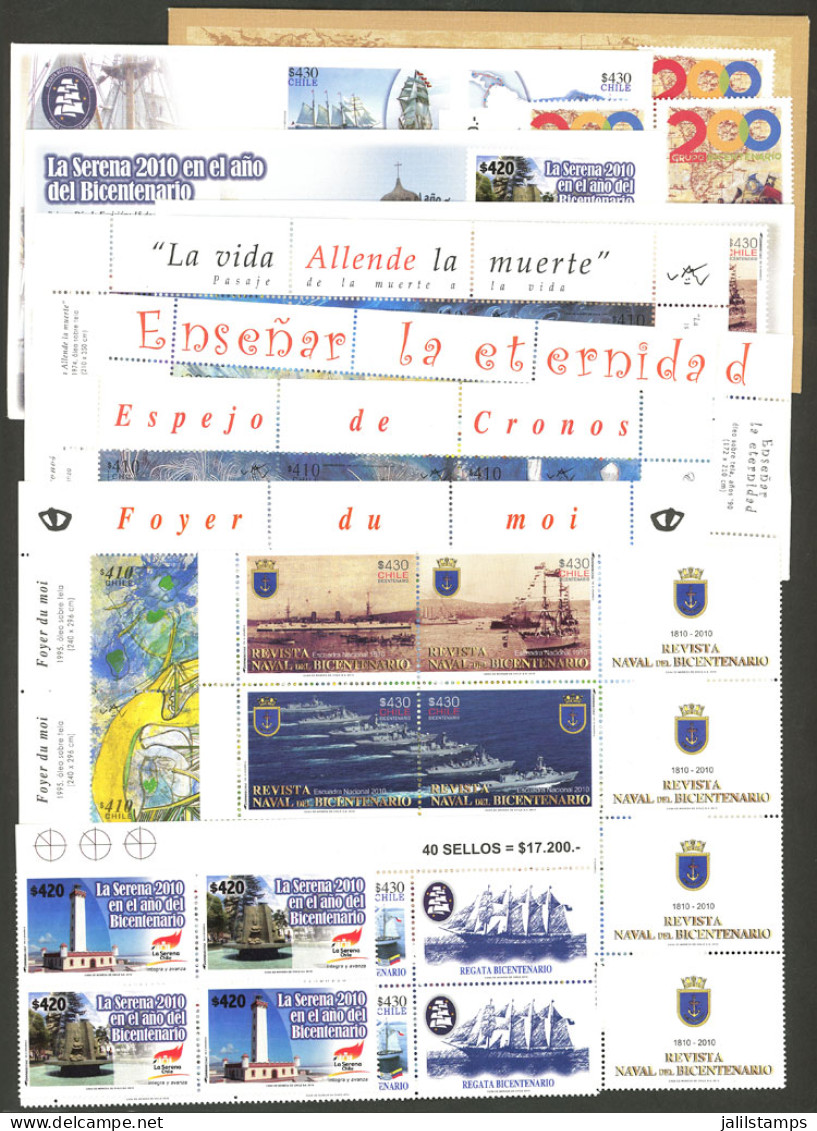 CHILE: Lot Of Modern Stamps, All MNH And Of Excellent Quality, Also 4 FDC Covers, All Very Thematic! - Chili