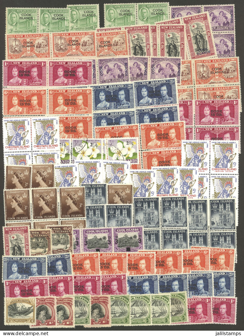 COOK ISLANDS: Lot Of Varied Stamps, Almost All Mint Lightly Hinged Or MNH, Very Fine General Quality, Low Start! - Cook