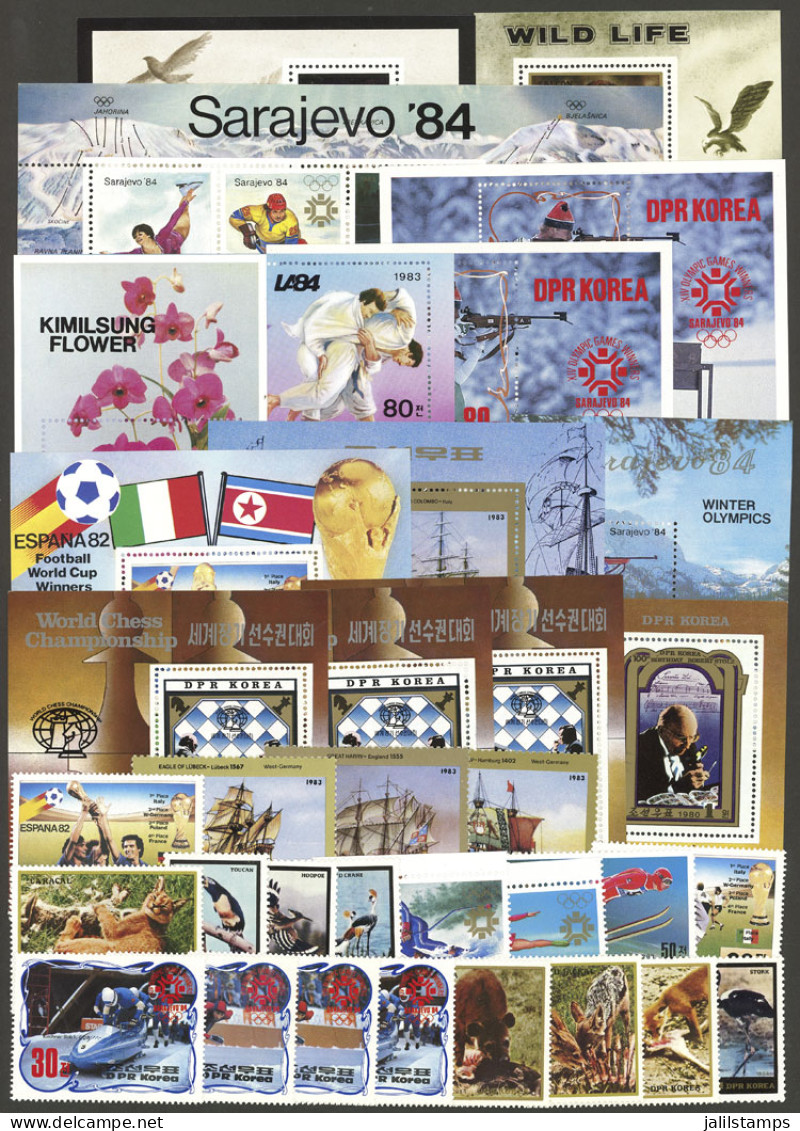 NORTH KOREA: Attractive Group Of Some Modern Souvenir Sheets And Sets, Very Thematic, VF Quality! - Corée Du Nord