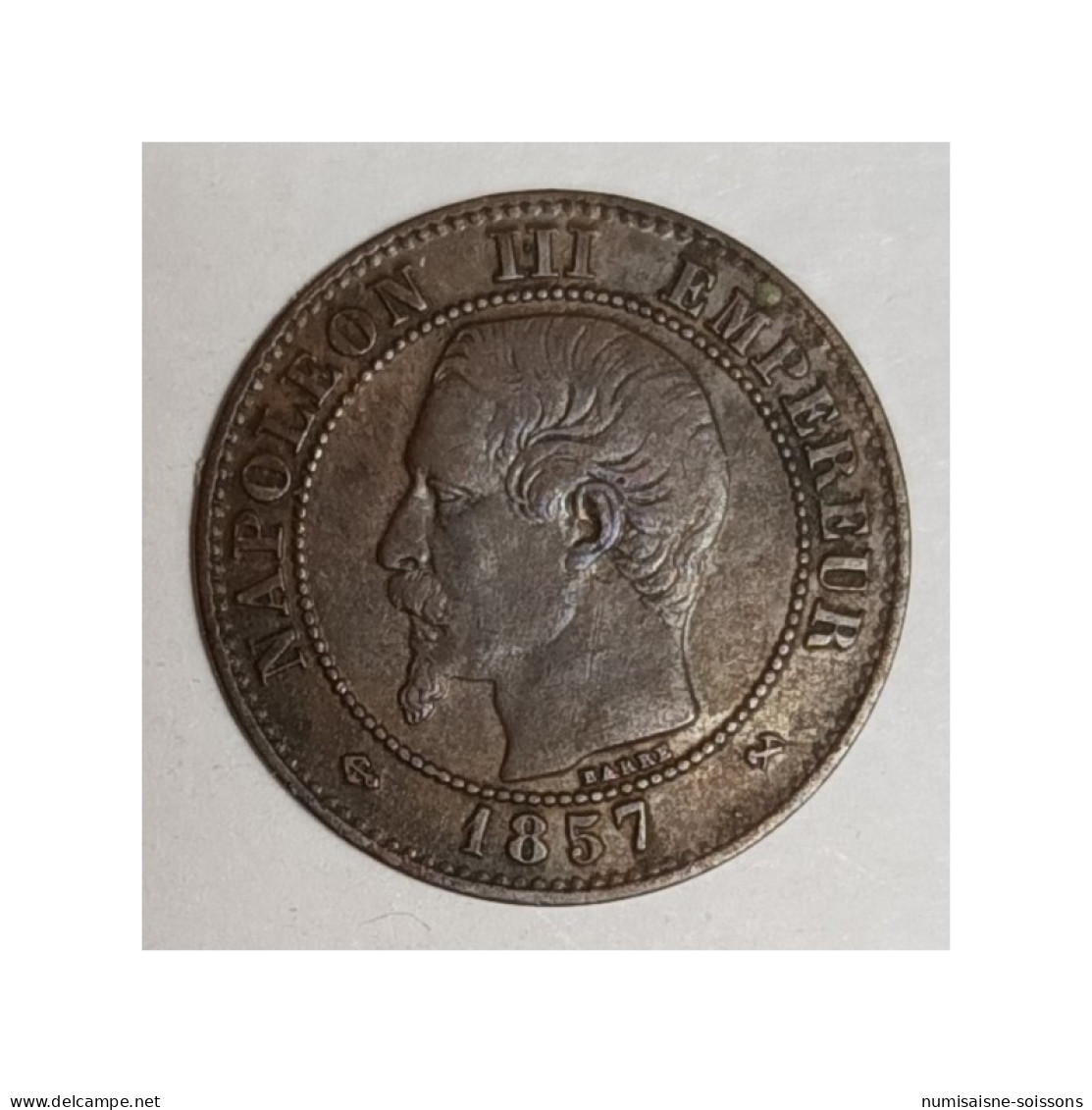 GADOURY 103 - 2 CENTIMES 1857 B - Rouen - TYPE NAPOLEON III - KM 776 - TTB - 2 Centimes