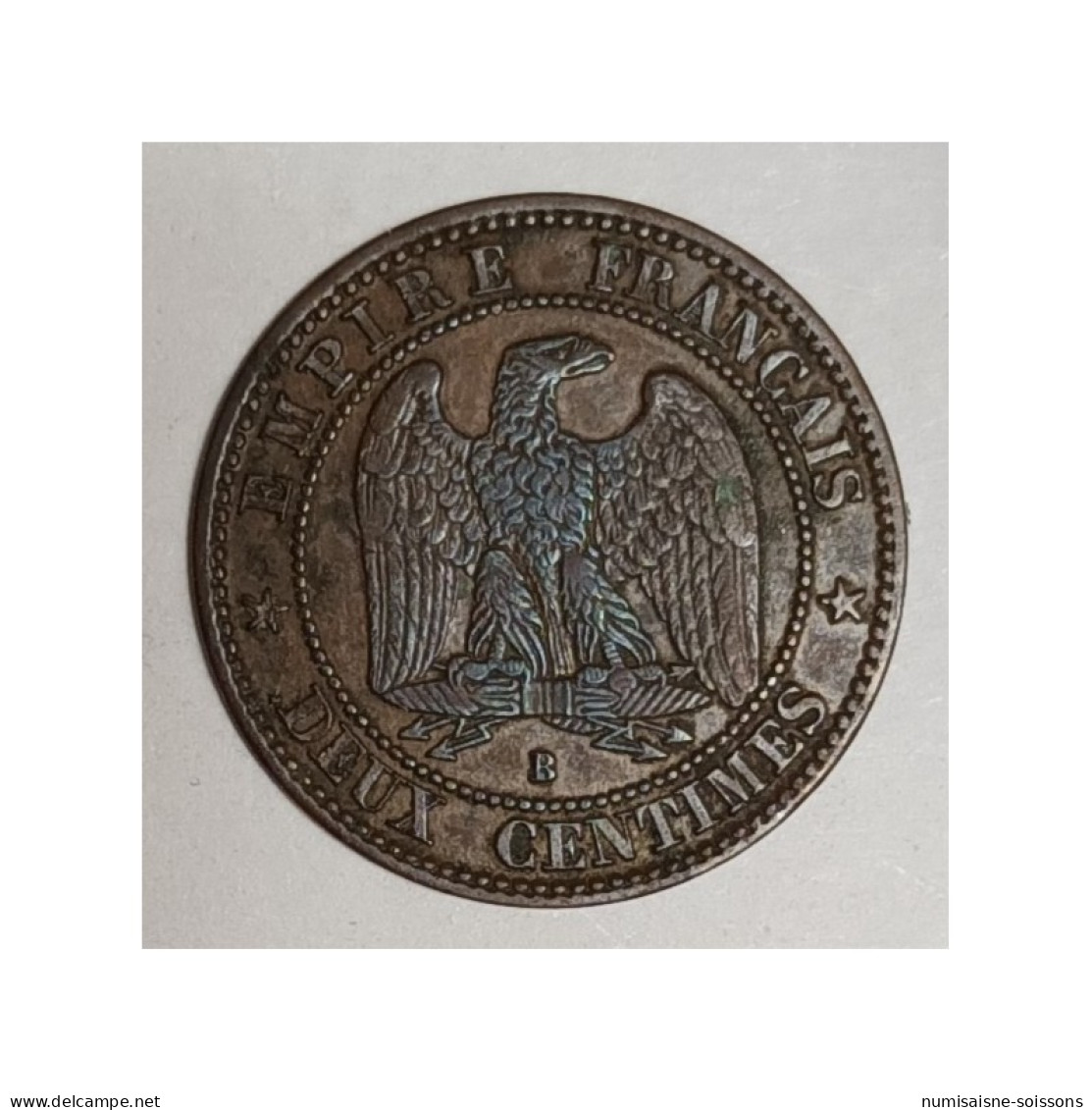 GADOURY 103 - 2 CENTIMES 1857 B - Rouen - TYPE NAPOLEON III - KM 776 - TTB - 2 Centimes