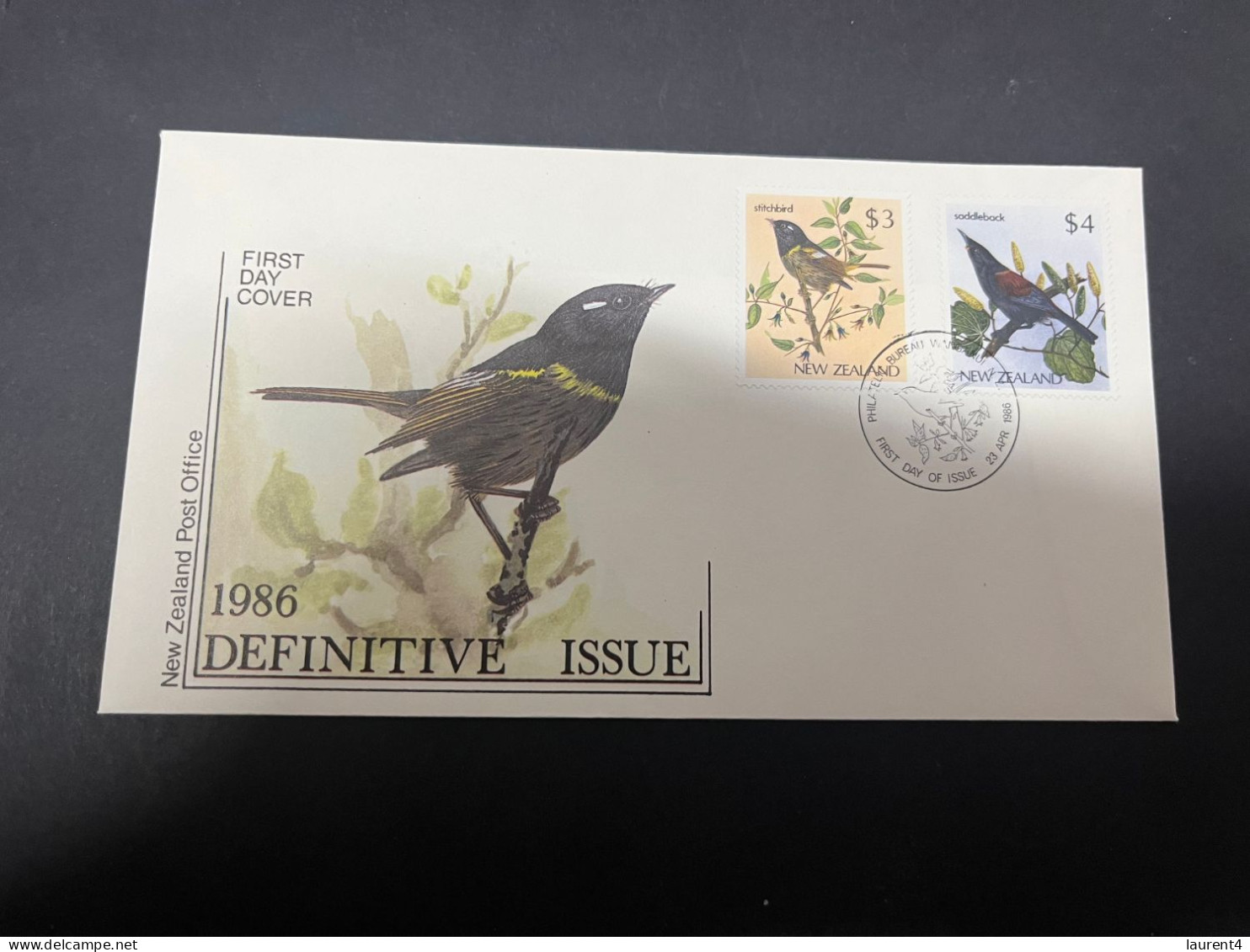 20-4-2024 (2 Z 34) FDC - New Zealand - Not Posted - 4 Covers - Birds - FDC