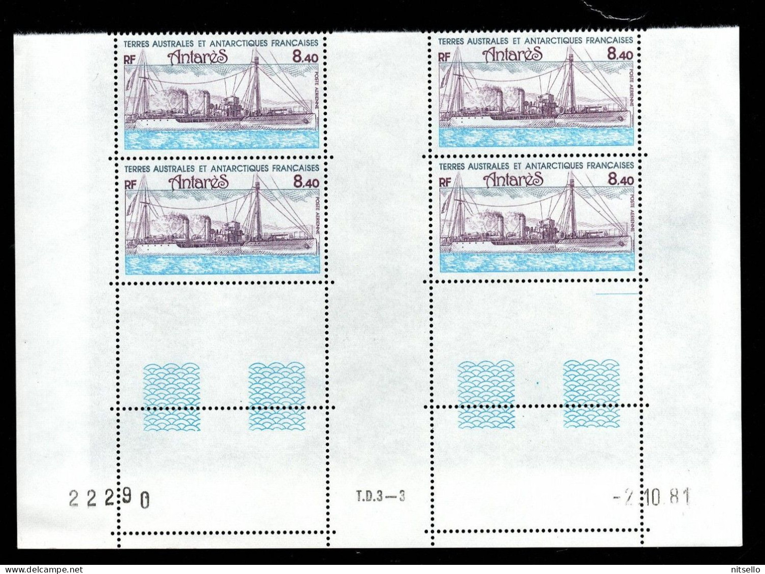 HB MUNDIAL  ///  (C390)  TAAF //  YVERT 247A **MNH  COIN DATÉ   ¡¡¡  LIQUIDACION - JE LIQUIDE - LIQUIDATION !!! - Poste Aérienne