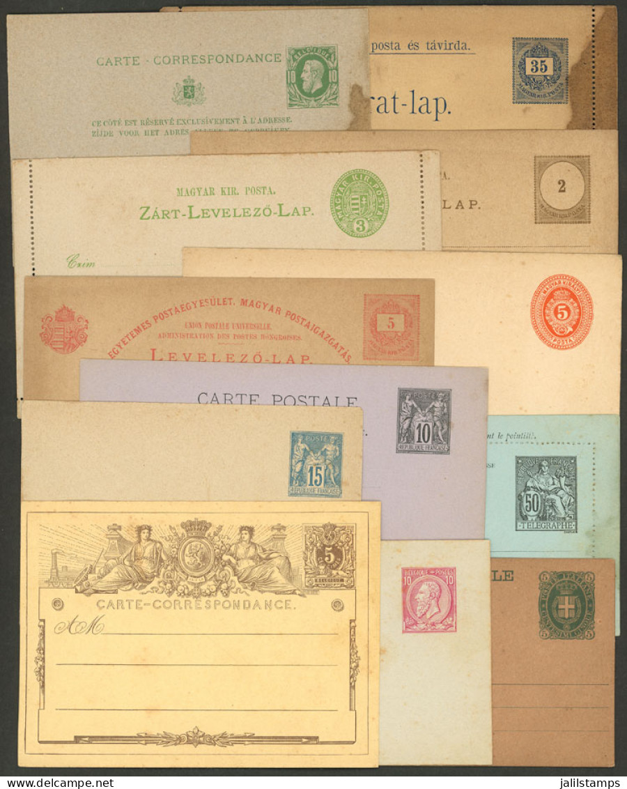 EUROPE: 11 Old Postal Stationeries, A Few With Defects, Most Of Fine Quality! - Autres - Europe