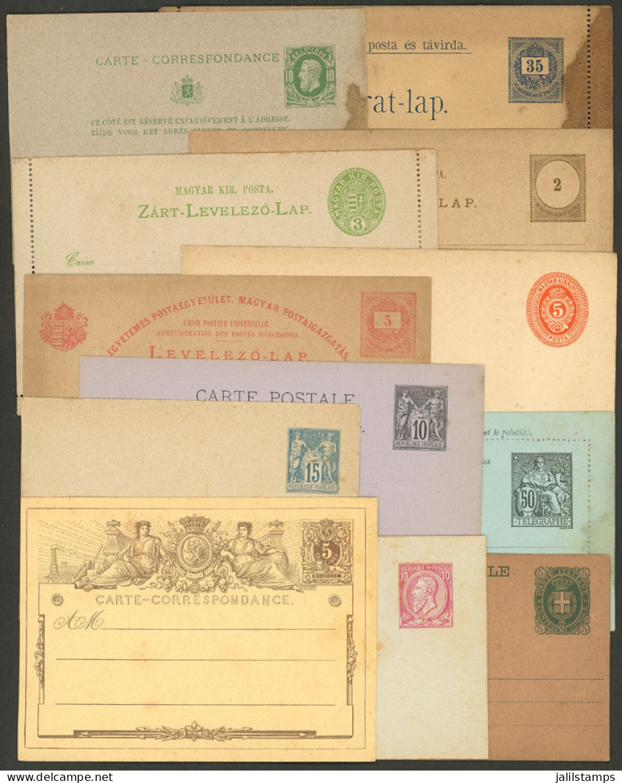 EUROPE: 11 Old Postal Stationeries, A Few With Defects, Most Of Fine Quality! - Europe (Other)