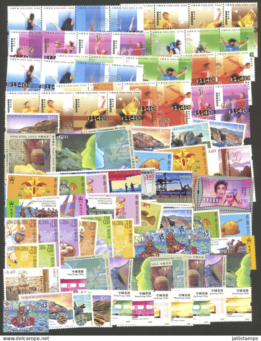 HONG KONG: Very Attractive Lot Of Many Modern And Very Thematic Stamps And Sets, All MNH And Of Excellent Quality, High  - Other & Unclassified