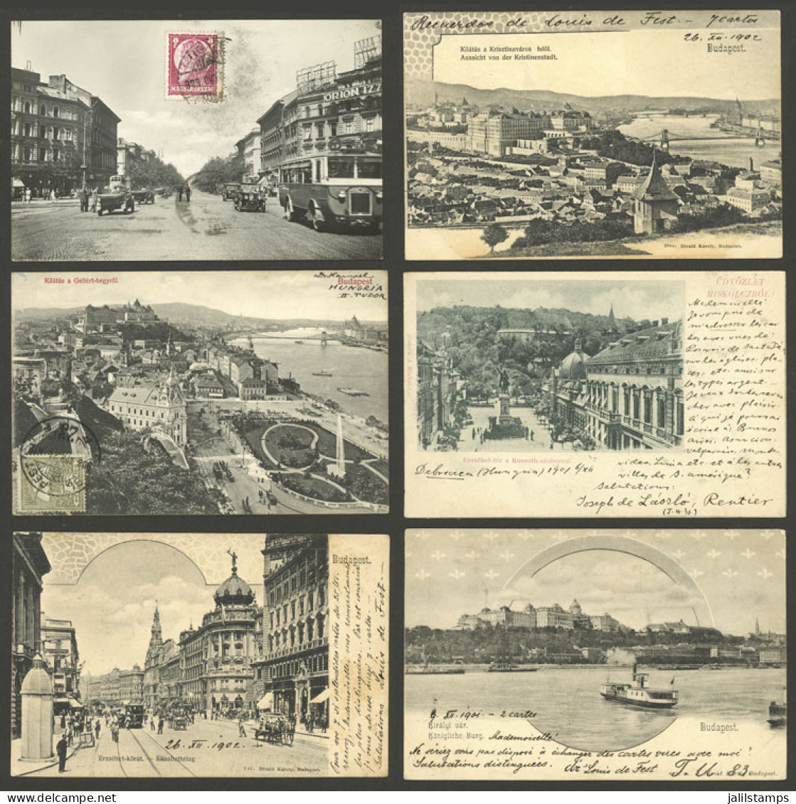HUNGARY: 18 Old Cards With Very Nice Views, Some Sent To Argentina, The General Quality Is Fine To Excellent. ATTENTION: - Hungary