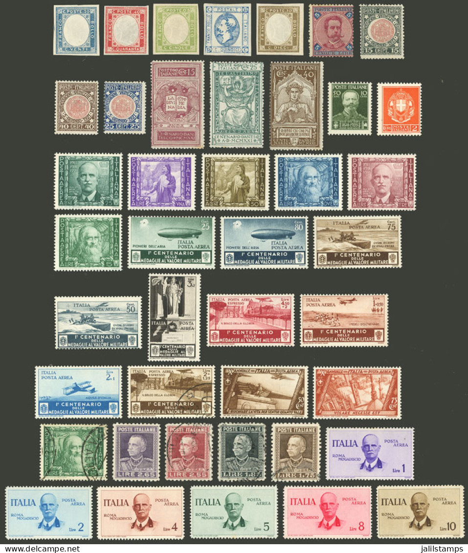 ITALY: Lot Of Varied Stamps And Sets, Almost All Mint With Original Gum (a Few Are Used), In General Of Fine To Very Fin - Non Classificati