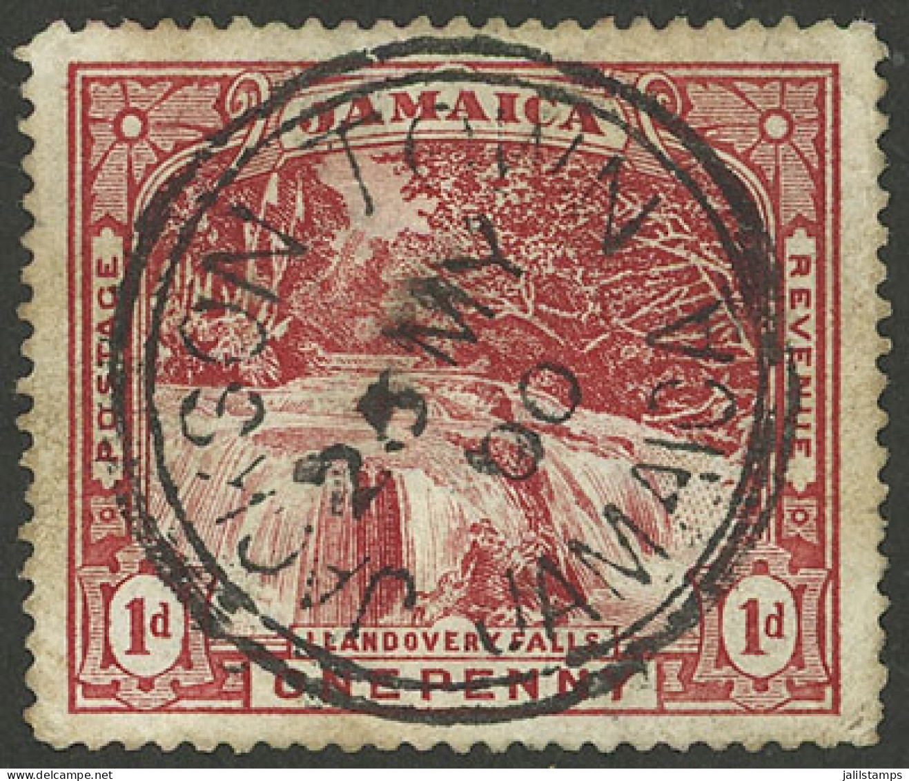 JAMAICA: Sc.31, With Complete Cancel Of JACKSON TOWN, Very Nice! - Giamaica (...-1961)