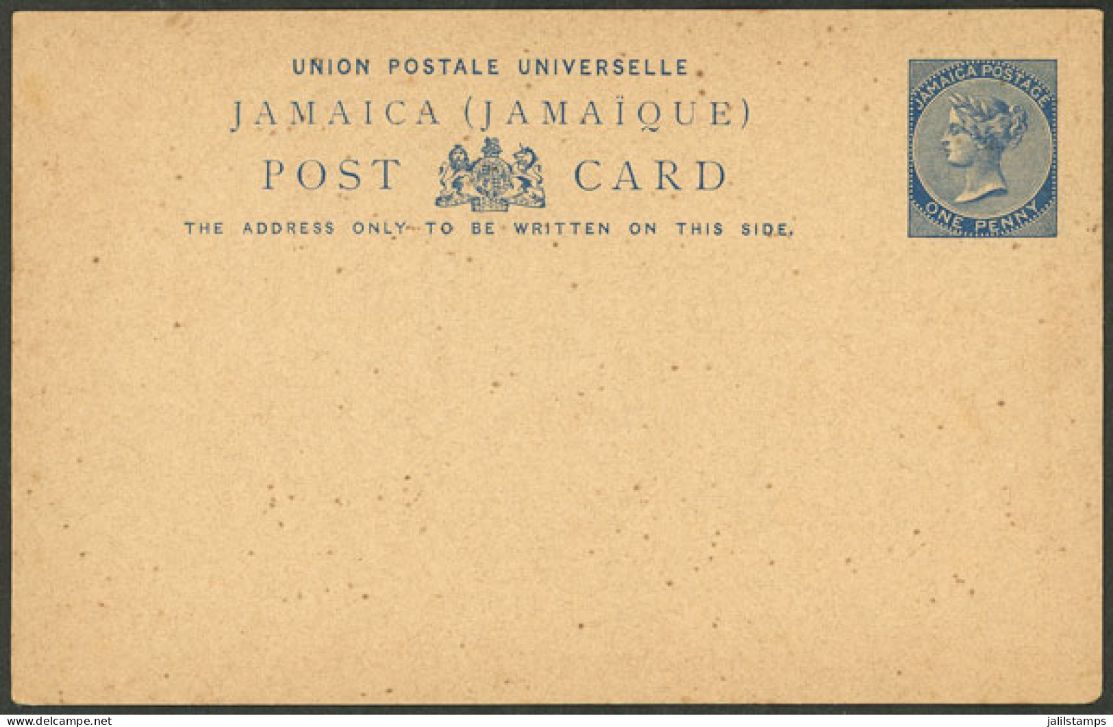 JAMAICA: Old Postal Stationery (card) Of 1p., Fine Quality! - Jamaïque (...-1961)