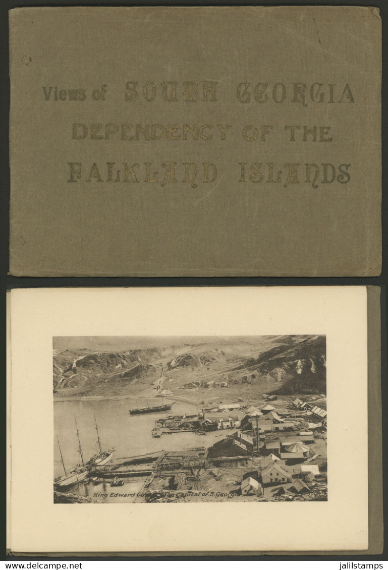 FALKLAND ISLANDS/MALVINAS - SOUTH GEORGIA: Circa 1920, Small Book With 16 Spectacular Views, Excellent Quality, Very Rar - Zonder Classificatie