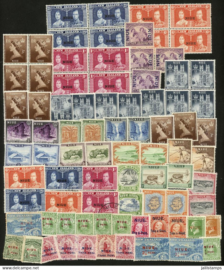 NIUE: Group Of Good Stamps, Used Or Mint, Almost All Of Very Fine Quality, Low Start! - Niue