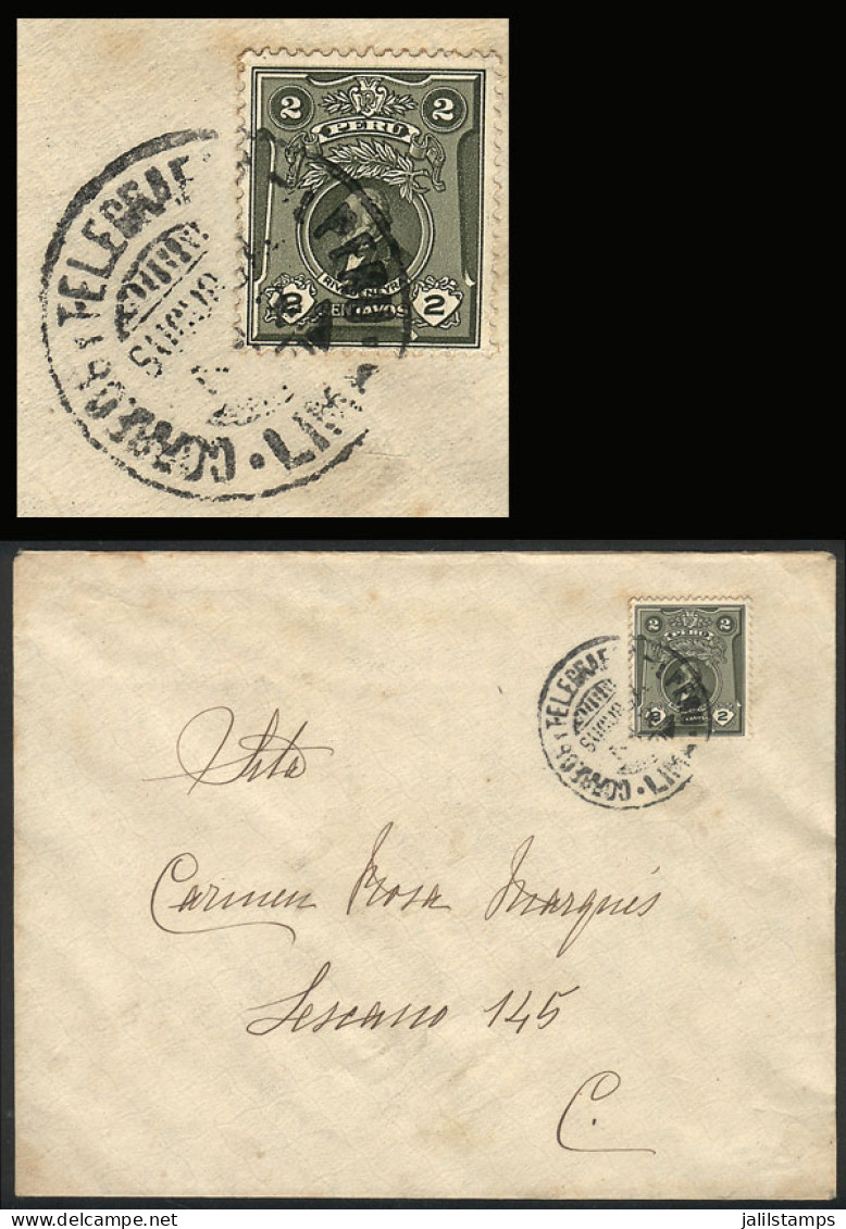 PERU: Cover That Contained Printed Matter Used In Lima On 8/SE/1931 Franked With 2c. (Sc.234 ALONE), VF Quality! - Perú