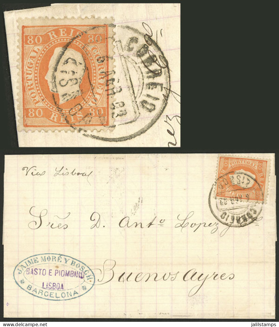 PORTUGAL: Long Entire Letter Dated BARCELONA 3/AP/1883 Sent To Buenos Aires. It Was Carried To Lisboa, And Dispatched Th - Other & Unclassified