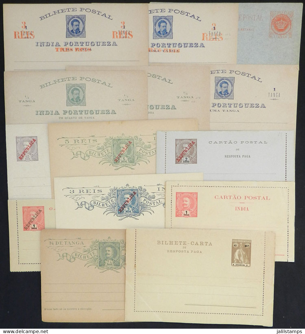 PORTUGAL - AZORES: 22 Old Postal Stationeries, Different, A Few With Minor Defects But In General Of Very Fine Quality,  - Azores