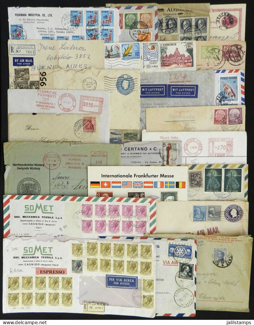 WORLDWIDE: 24 Covers, Cards, Etc. Of Varied Countries And Periods, Some With Minor Defects, Most Of Fine To VF Quality,  - Other & Unclassified