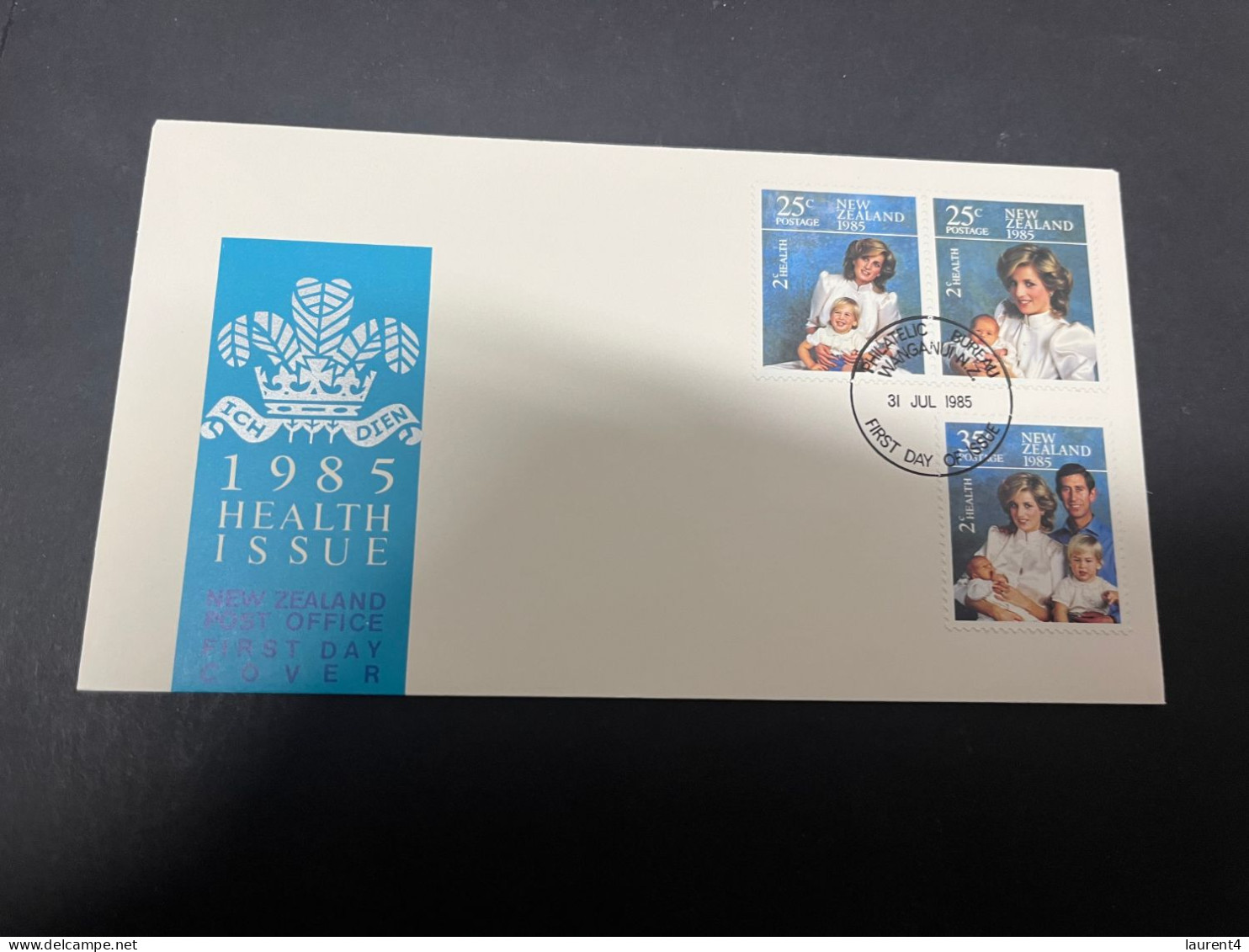 20-4-2024 (2 Z 34) FDC - New Zealand - Not Posted - 1985 - Heatlh Issue (Princess Diana & Charles) - FDC