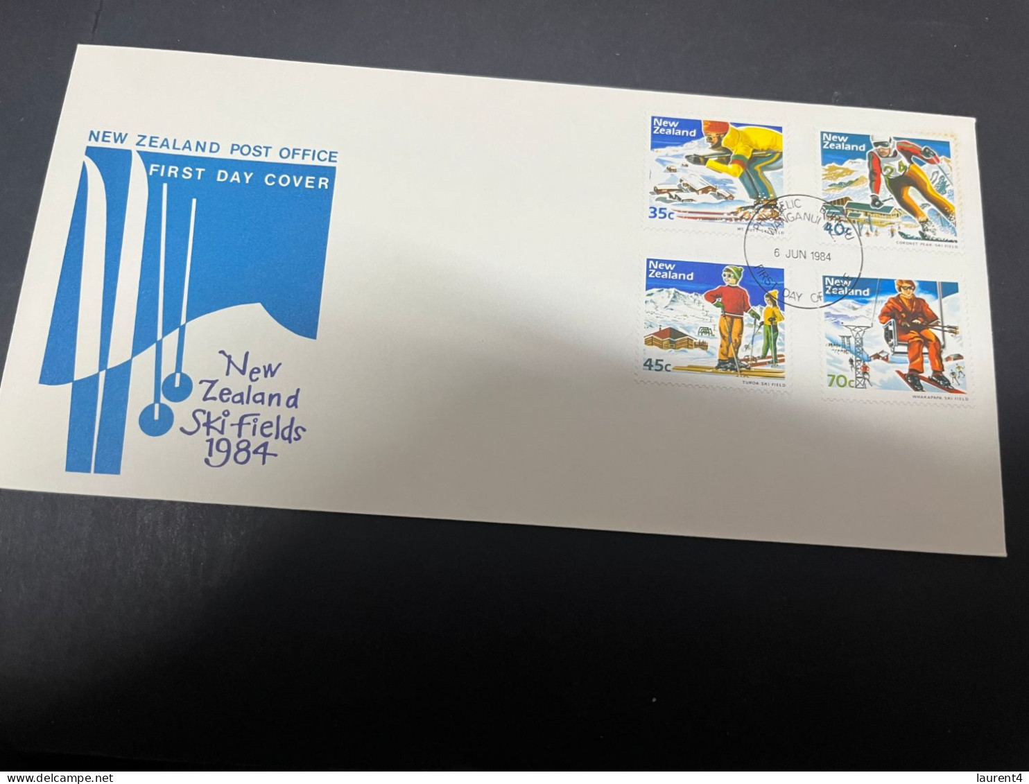 20-4-2024 (2 Z 34) FDC - New Zealand - Not Posted - 1984 - Ski Fields - FDC