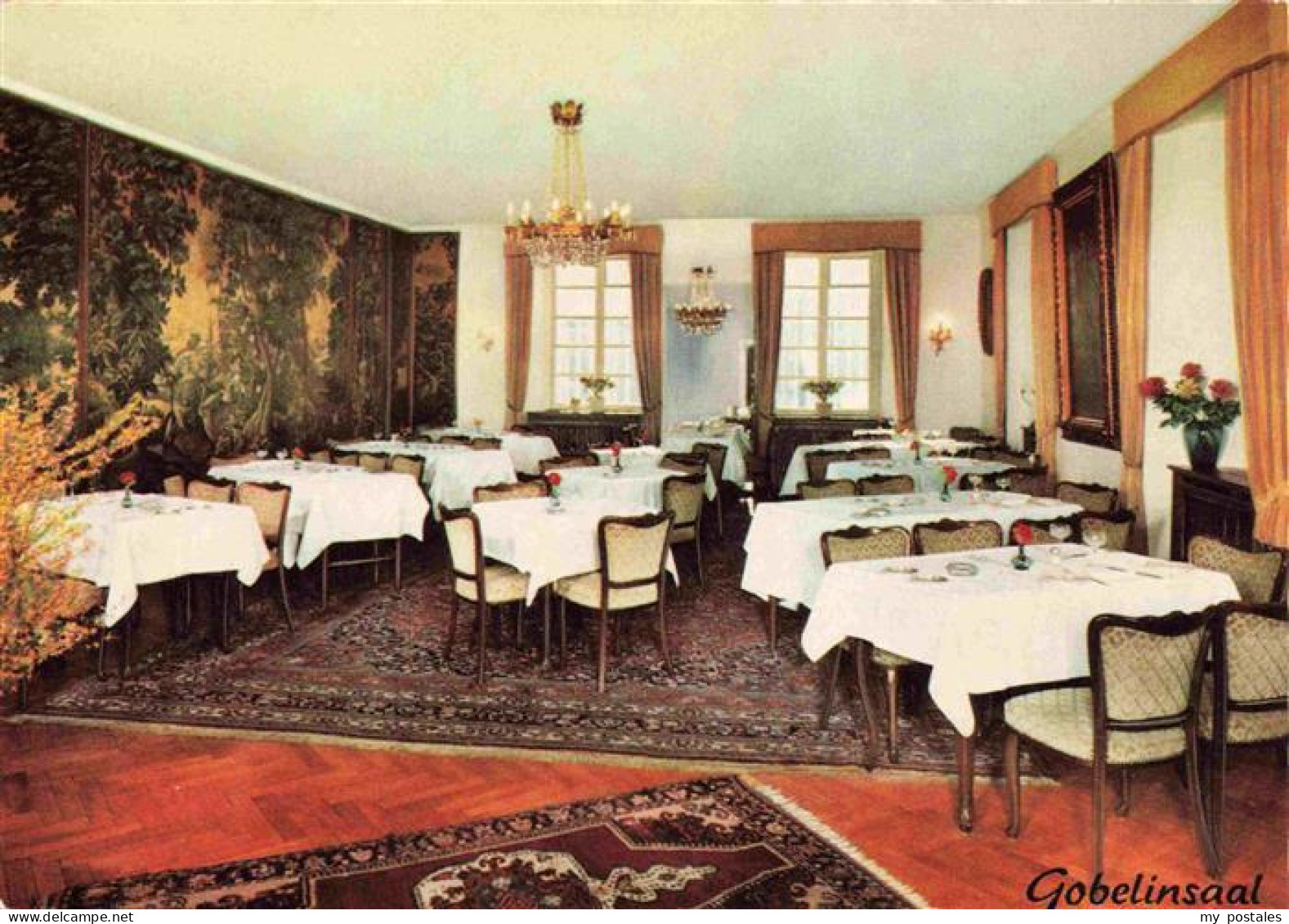 73972151 Wahlscheid_Siegkreis Hochzeitsschloss Hotel Restaurant Auel Gobelinsaal - Autres & Non Classés