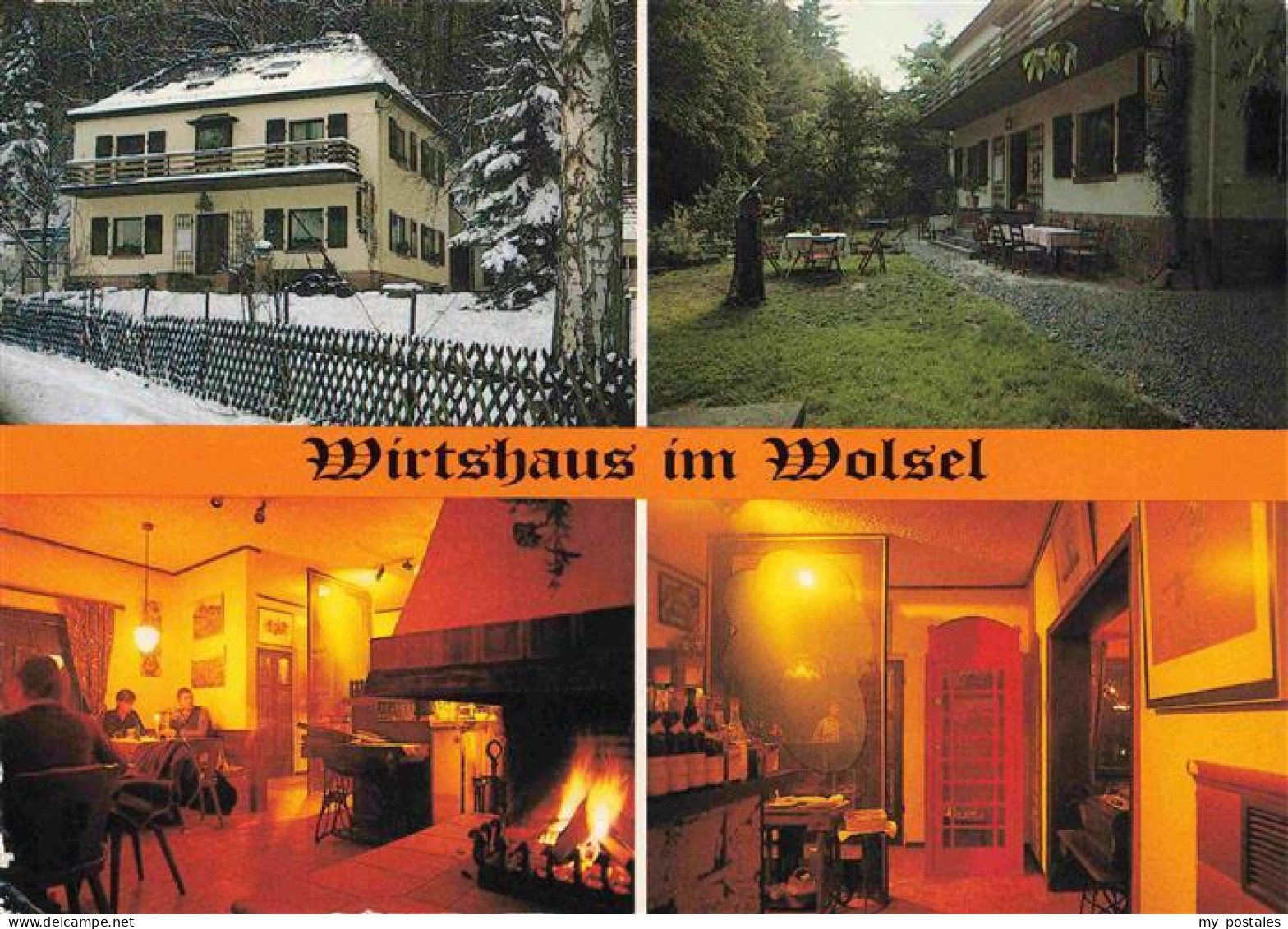 73972149 St_Martin_Pfalz Wirtshaus Im Wolsel Kaminzimmer Gaststube Garten - Autres & Non Classés