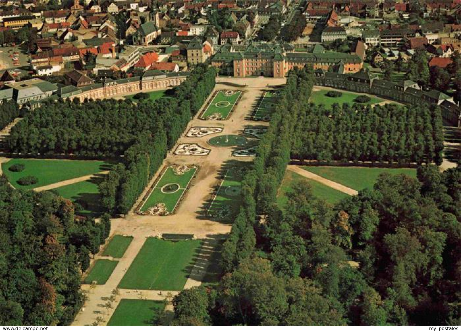 73972148 Schwetzingen_BW Schloss Mit Schlossgarten Fliegeraufnahme - Schwetzingen