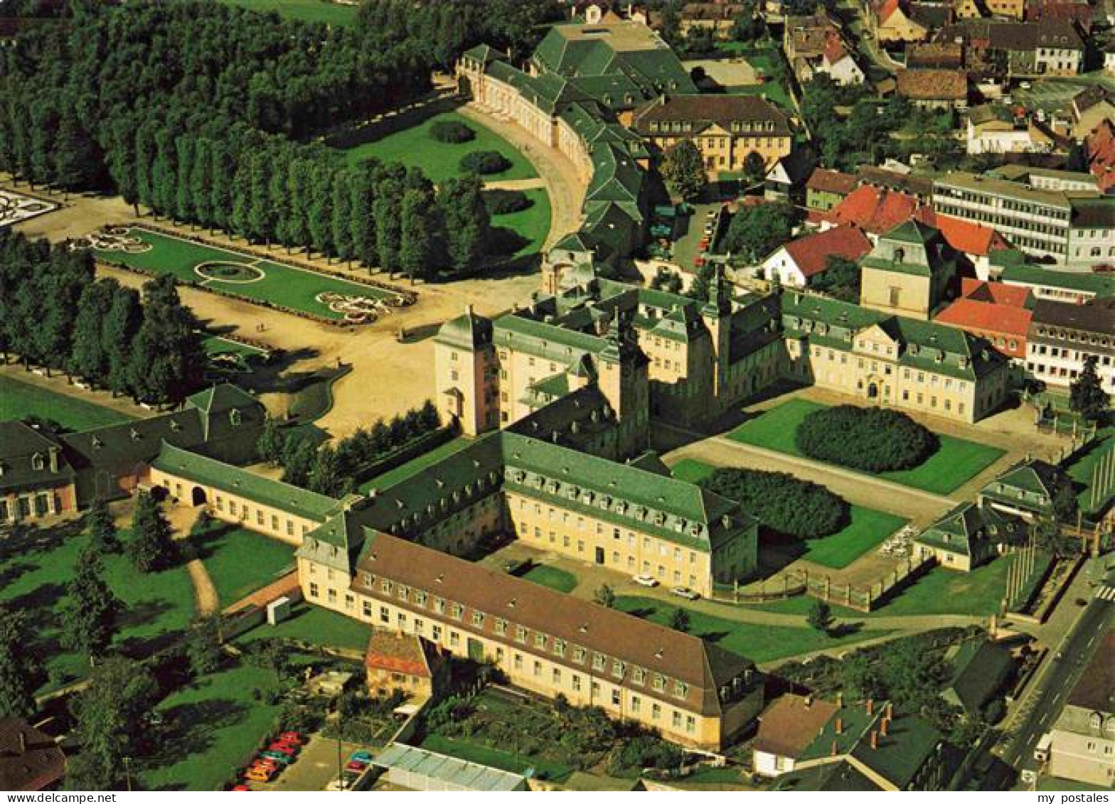 73972147 Schwetzingen_BW Schloss Mit Schlossgarten Fliegeraufnahme - Schwetzingen