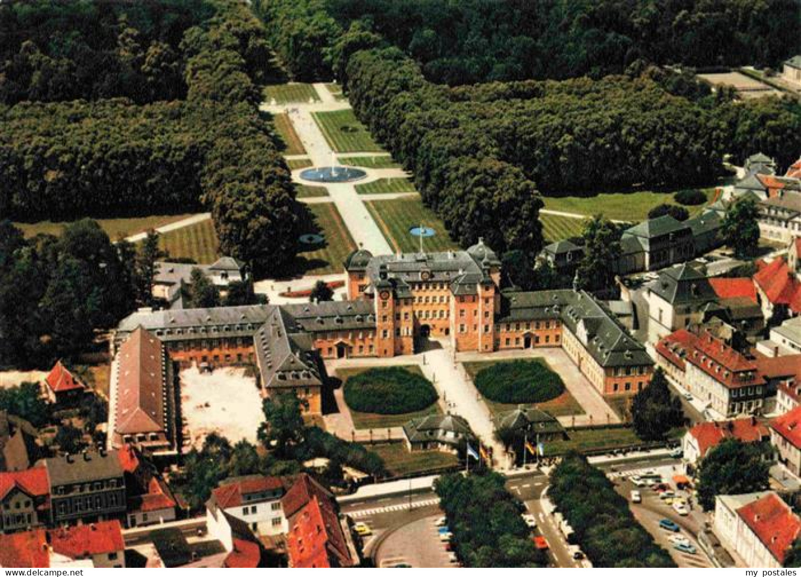 73972144 Schwetzingen_BW Schloss Mit Schlossgarten Fliegeraufnahme - Schwetzingen