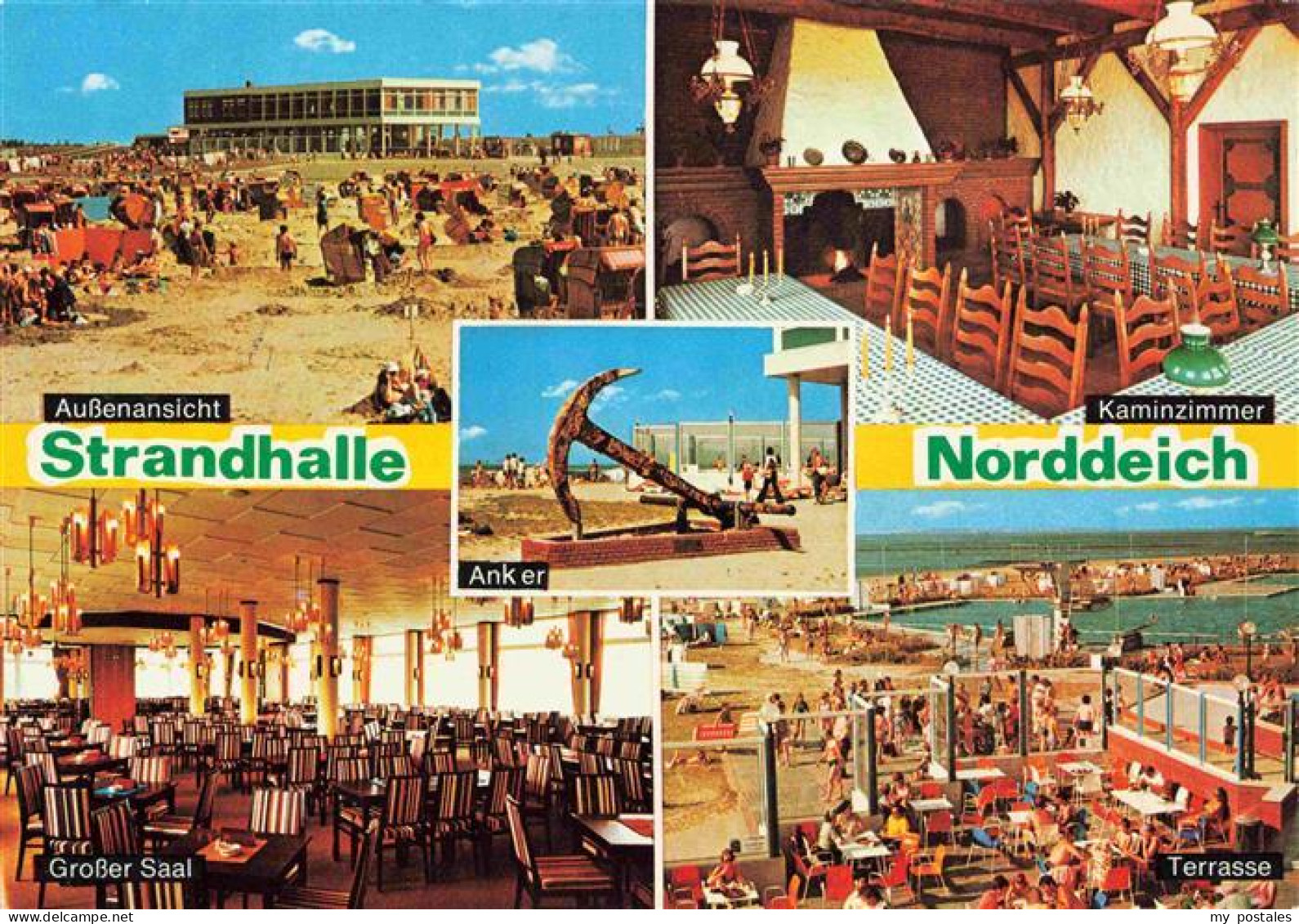 73972139 Norden__Norddeich_Nordseebad Strandhalle Kaminzimmer Grosser Saal Terra - Autres & Non Classés