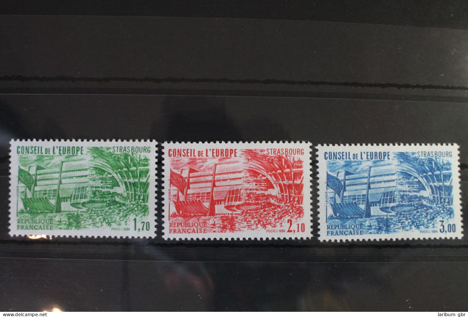Frankreich Dienstmarken Europarat 34-36 Postfrisch #WE590 - Autres & Non Classés