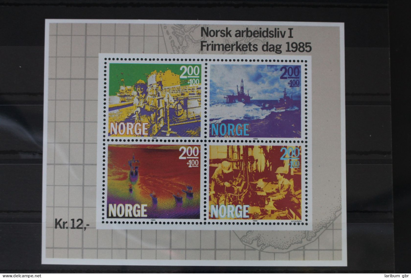 Norwegen Block 5 Mit 930-933 Postfrisch #WE828 - Autres & Non Classés