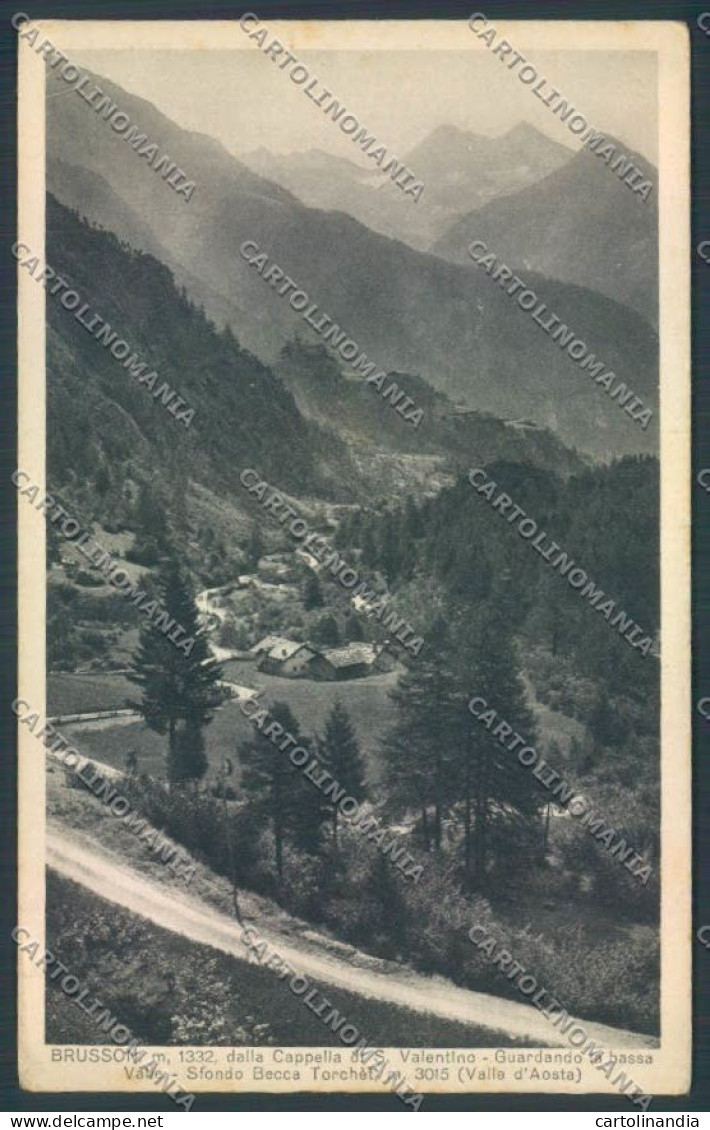 Aosta Brusson Cartolina ZQ4971 - Aosta