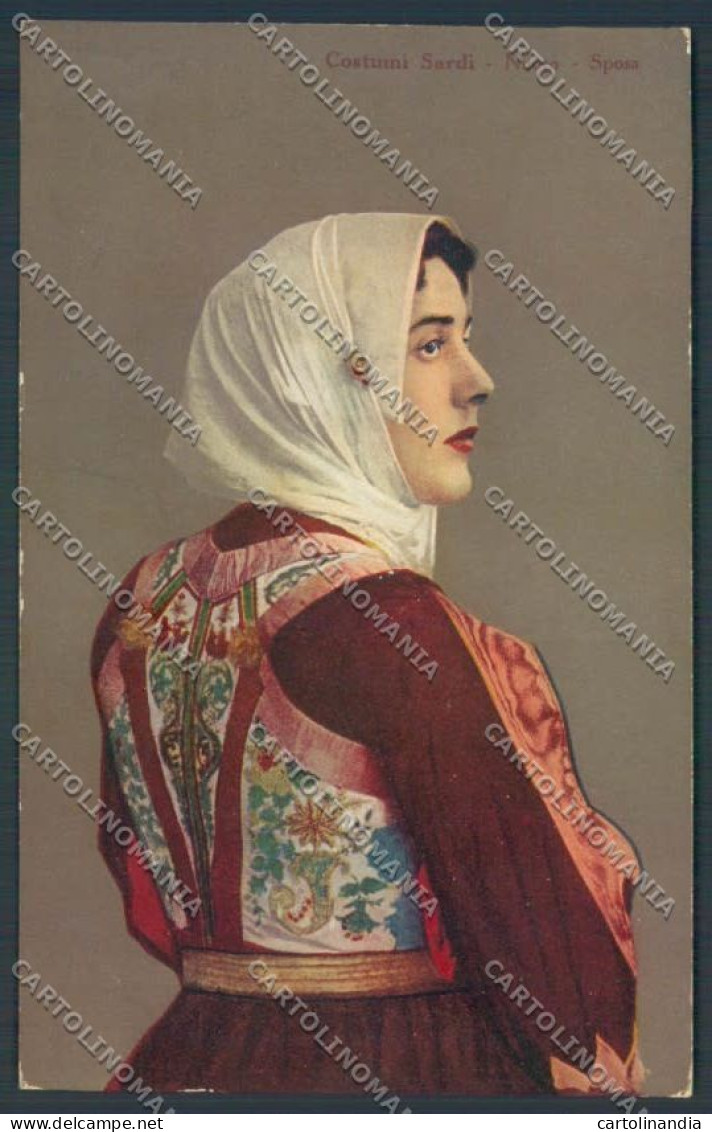 Nuoro Costumi Sardi Cartolina ZG0527 - Nuoro